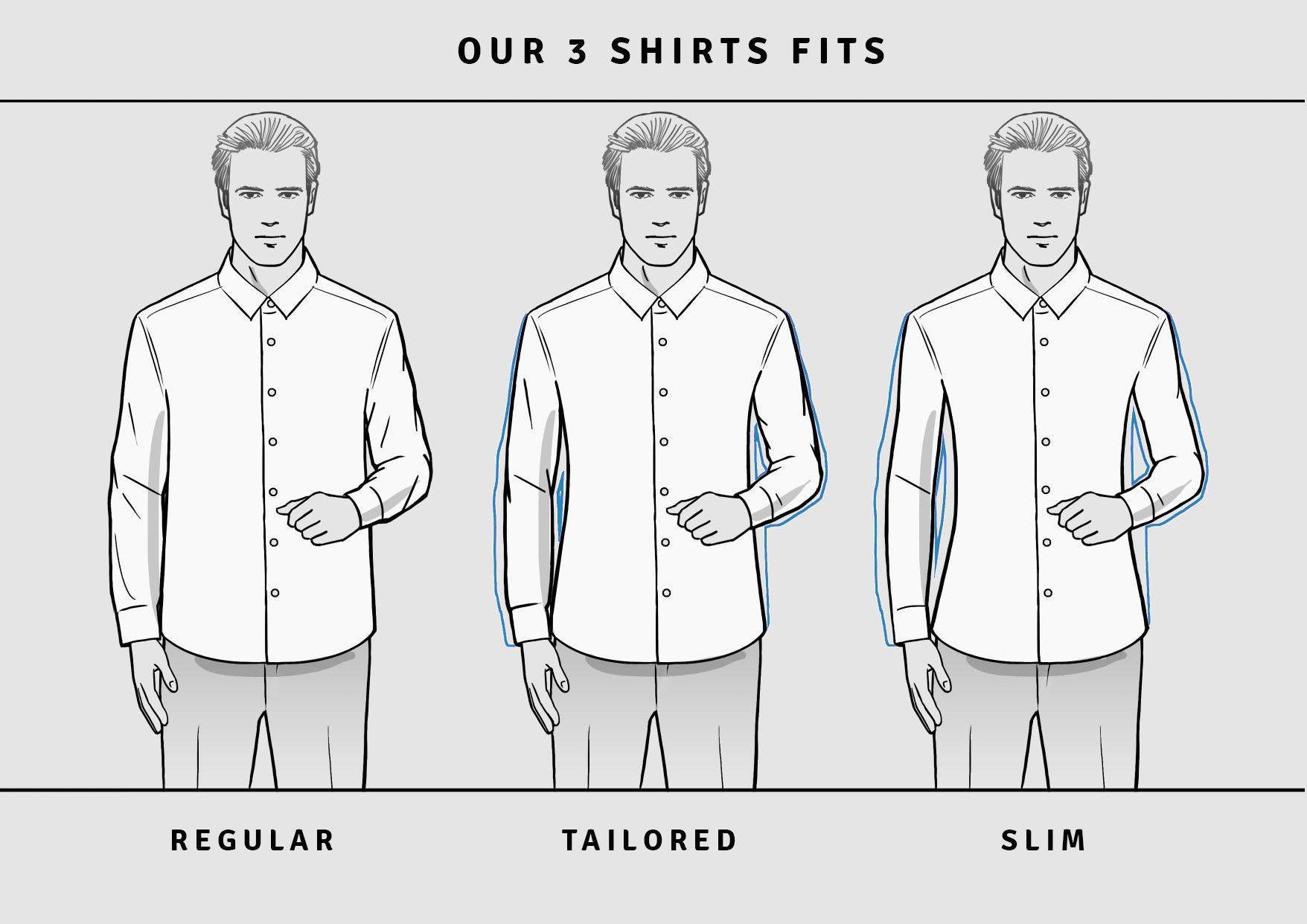 Размеры рубашек мужских. таблица соответствия