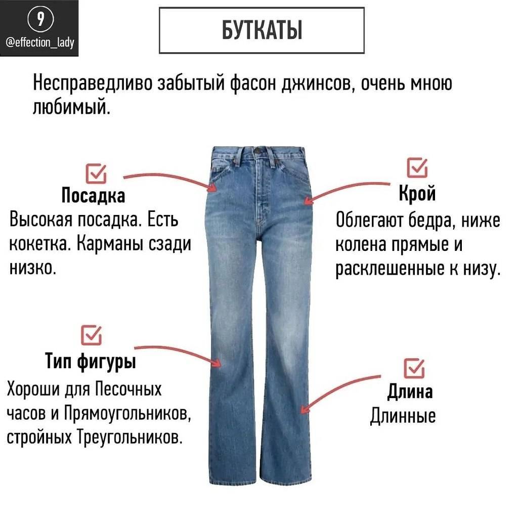 Как подобрать джинсы по типу фигуры: ищем идеальные для вас