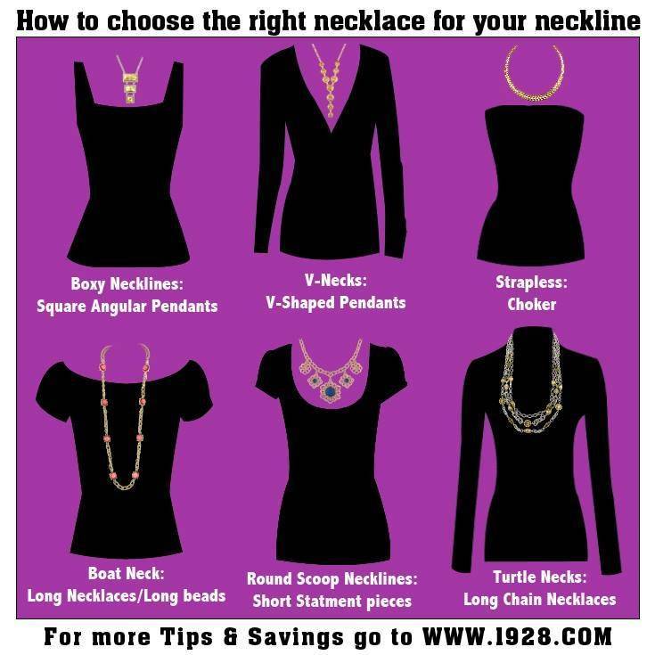 Советы стилистов: как носить украшения на шее в зависимости от выреза