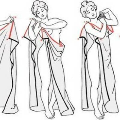 Как сшить платье в греческом стиле своими руками + выкройка платья