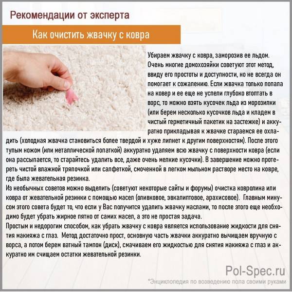 Как почистить ковер в домашних условиях?