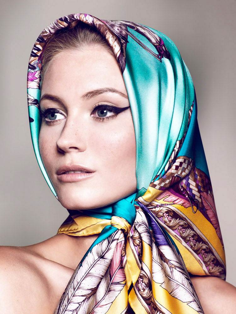 Как красиво завязывать платок на голову (65 фото): способы завязавания зимой и летом