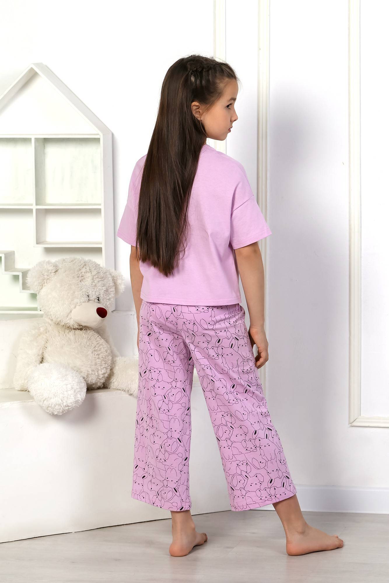 Скачать выкройку детской пижамы для девочки или мальчика