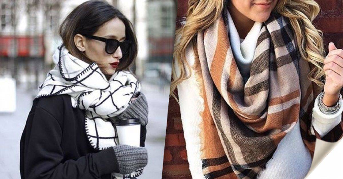 Модные шарфы осень-зима 2021-2022