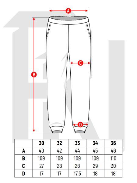 Размеры спортивных костюмов - таблица размеров спортивной одежды