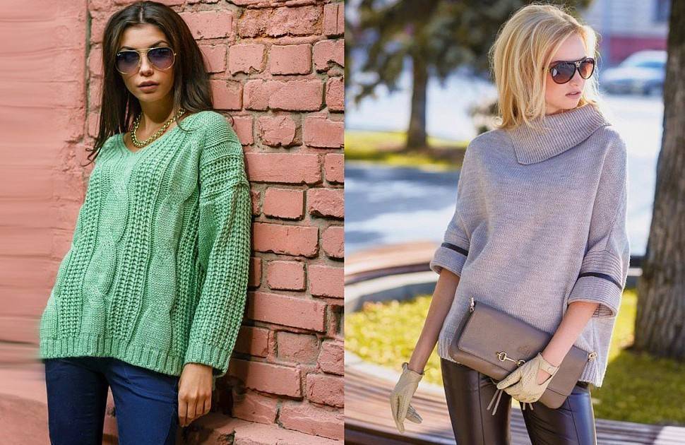 Длинный свитер: модные модели, с чем носить, трендовые образы с фото