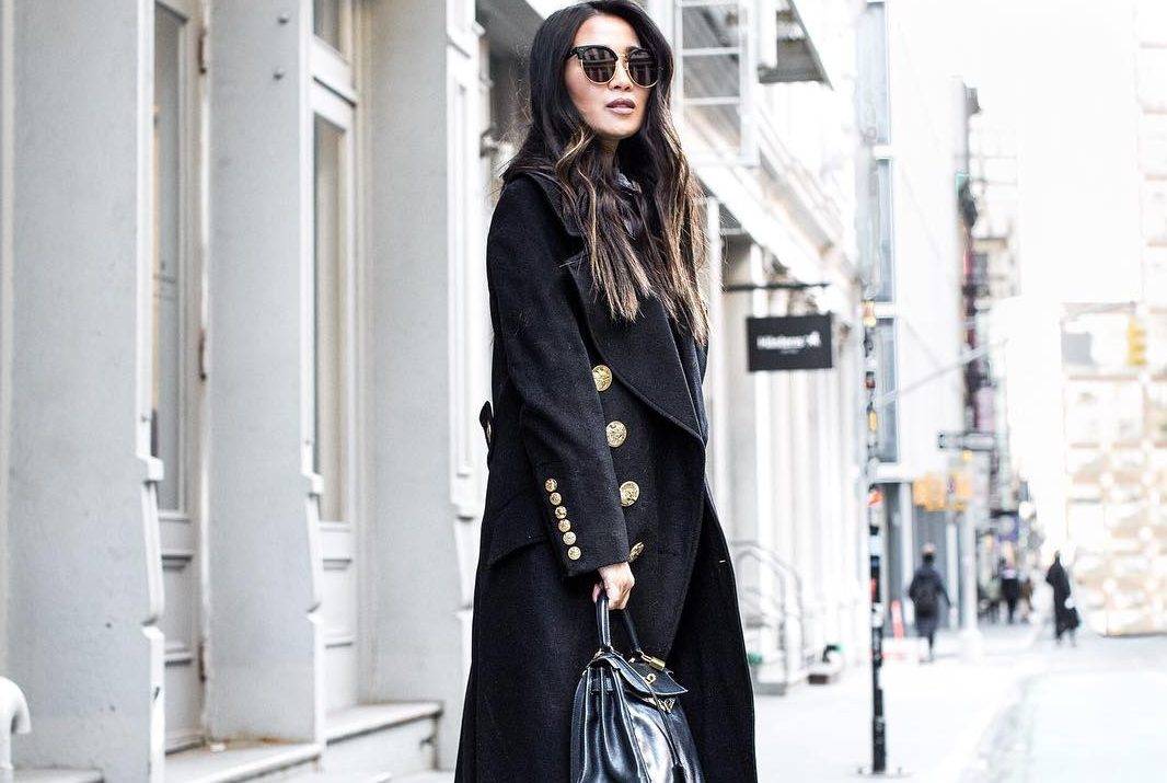 С чем носить чёрное пальто: рекомендации стилистов