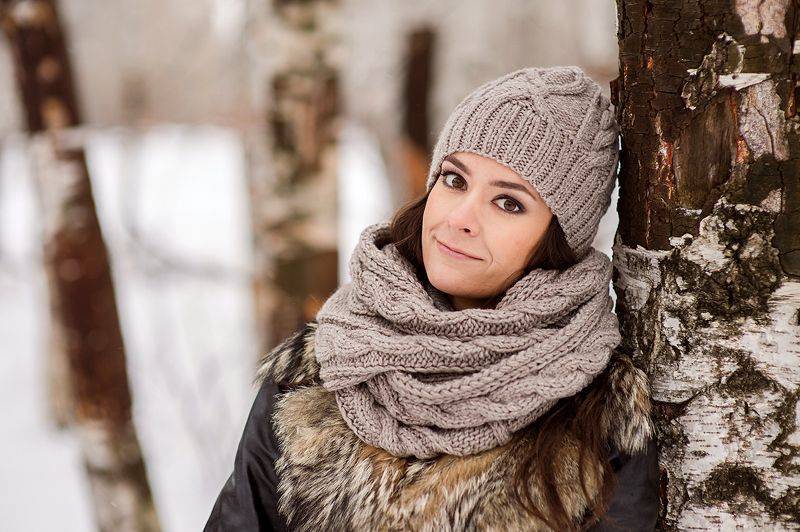 Модный шарф-снуд - с чем носить