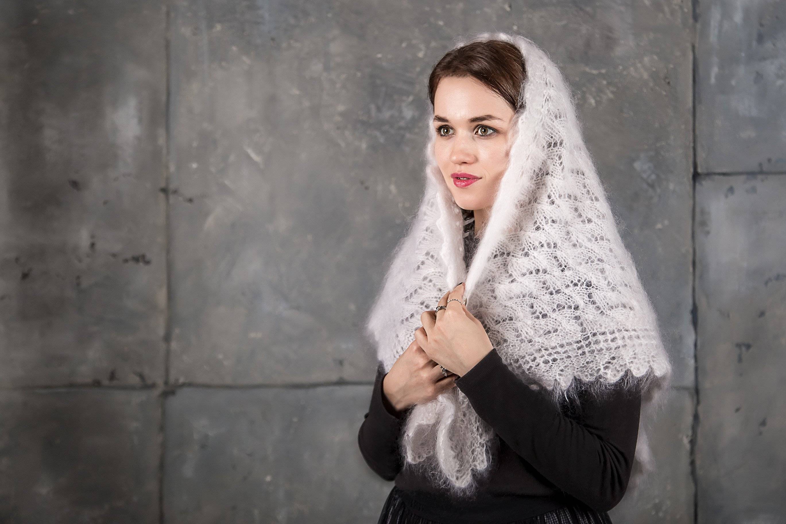 Оренбургский пуховый платок: как выбрать - с чем сочетать - как ухаживать