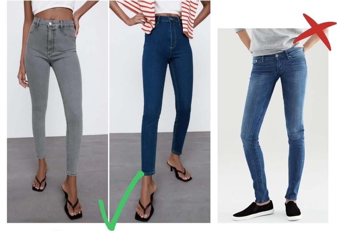 Какой длины должны быть прямые джинсы. Правильные джинсы женские. Правильная длина джинс для женщин. Правильная длина женских джинсов. Идеальные джинсы для женщин.
