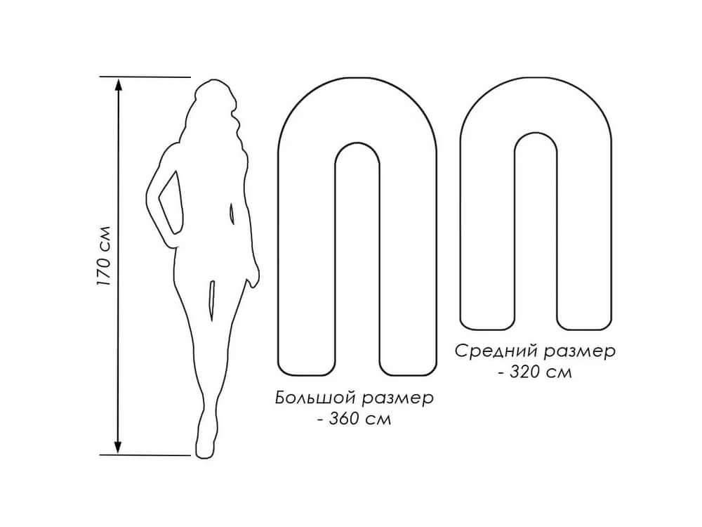 Схема для подушки для беременных