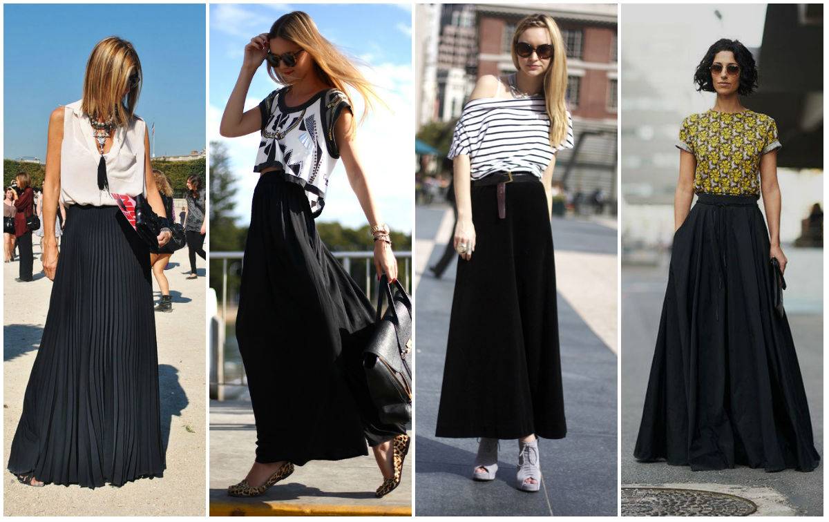 Длинные юбки: с чем носить, новинки и тенденции [100+ фото]