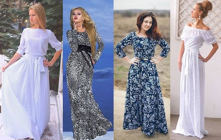 Длинные платья: модные тенденции, новинки сезона и самые стильные фасоны 2019 года (95 фото)