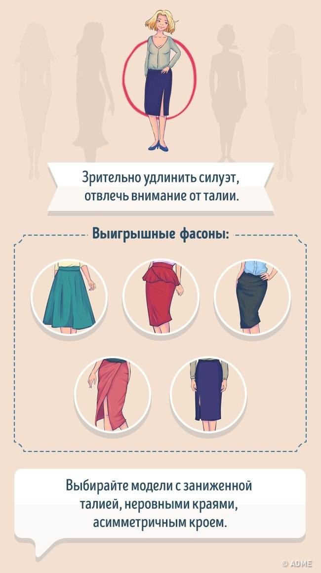 Как подобрать идеальную юбку по типу фигуры? критерии выбора фасона