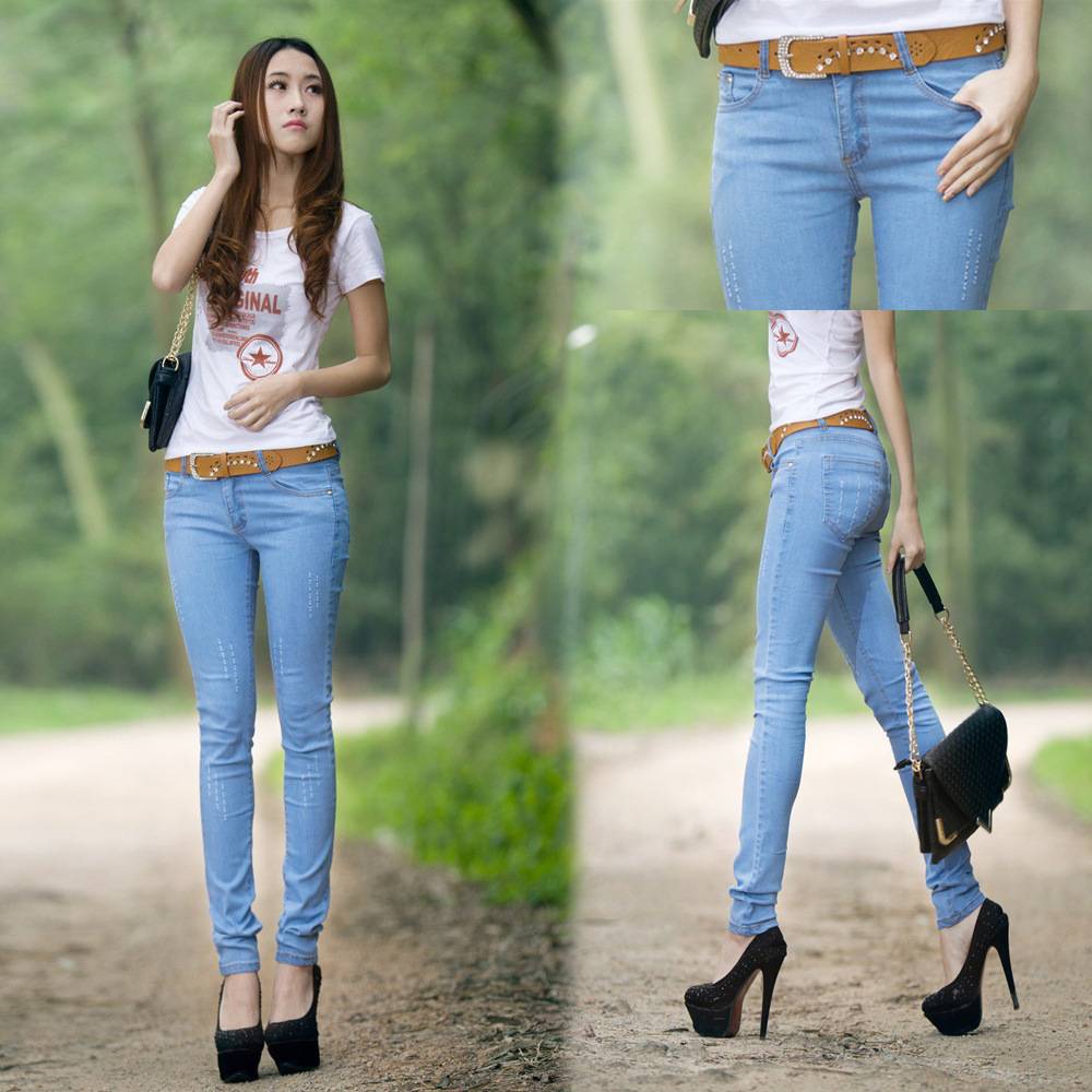 Женские узкие джинсы | с чем носить  узкие джинсы