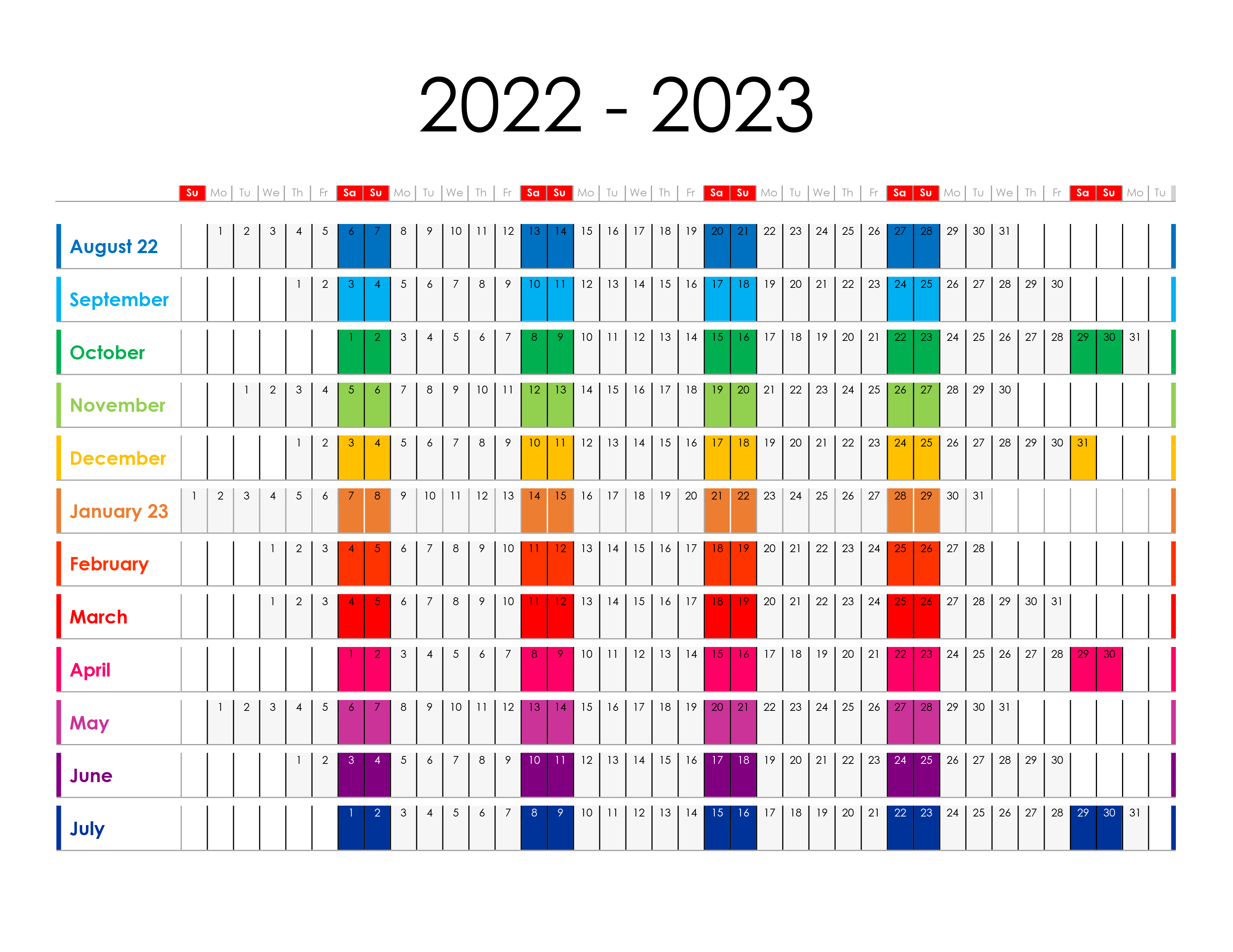 Календарь 2023 отмечать