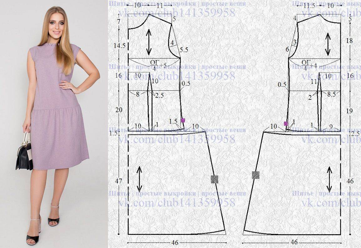 Урок по моделированию: выкройка платья. моделирование базовой выкройки