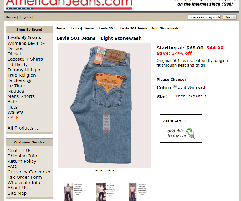 Что означают все цифры на джинсах levi's?