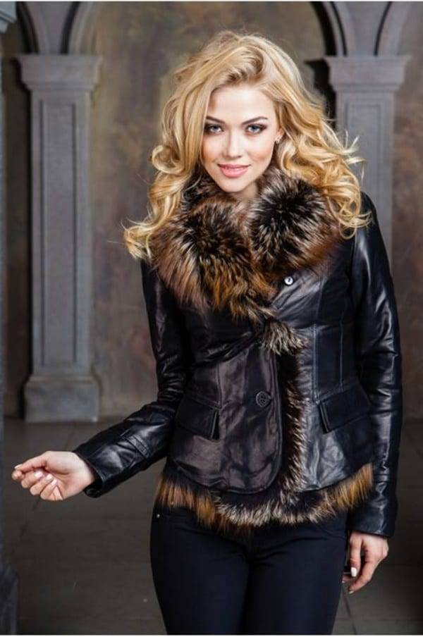 Как выбрать модную утепленную кожаную женскую куртку? про одежду - популярный интернет-журнал