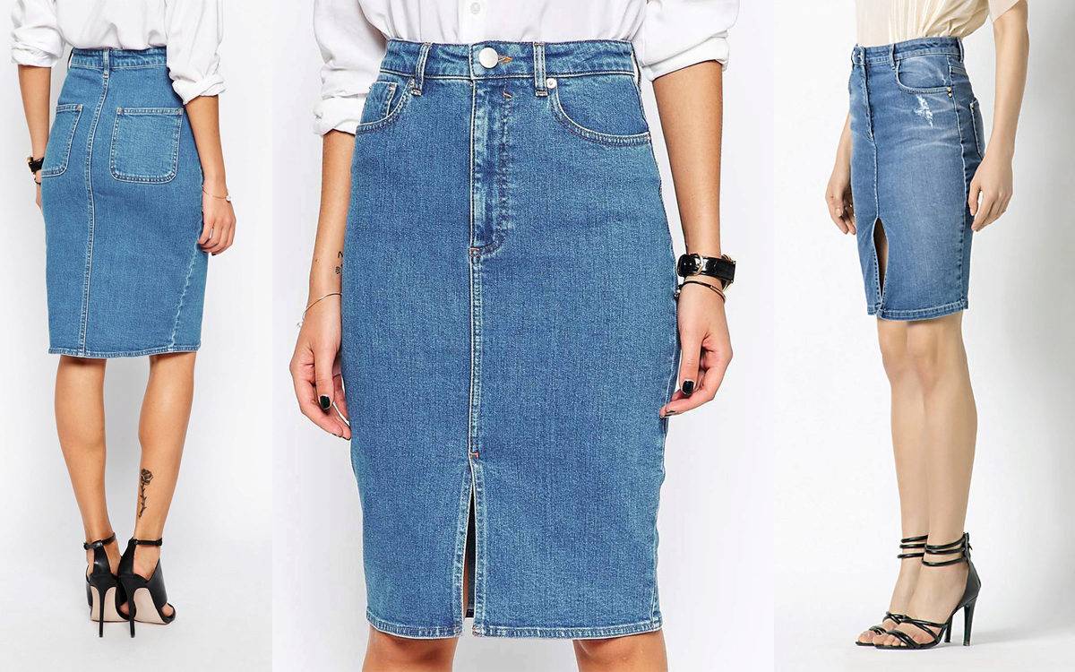 С чем носить джинсовую юбку: фото, тренды, новинки 2021 года