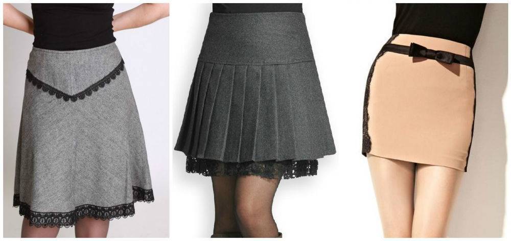Отличные варианты как удлинить юбку или платье, если оно короткое