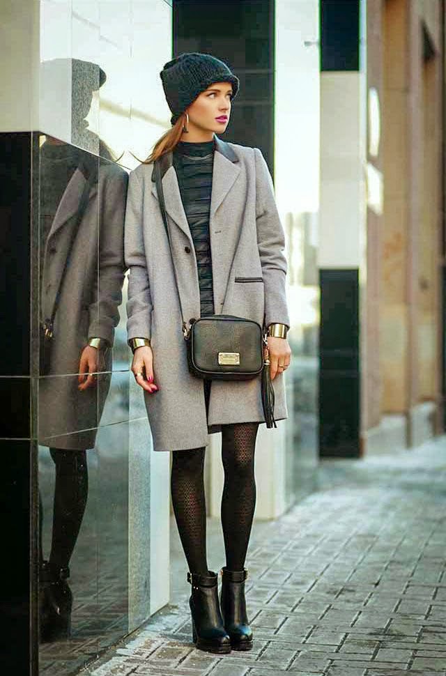 Короткое пальто женское с чем носить. Элегантный осенний образ. Серое пальто. Серое пальто до колен. Стиль под пальто женское.