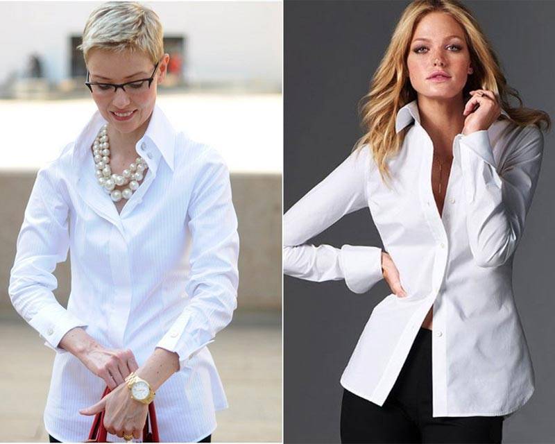 7 способов носить белую рубашку, чтобы не полнило