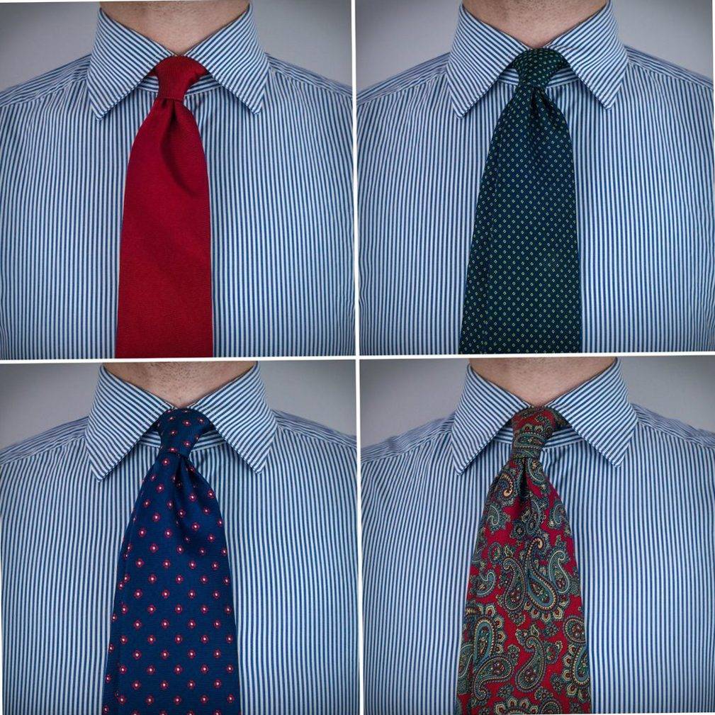 Цвета галстуков под рубашки
