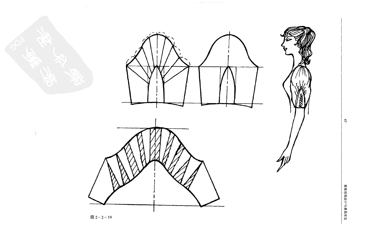 Выкройка узкого рукава для платья