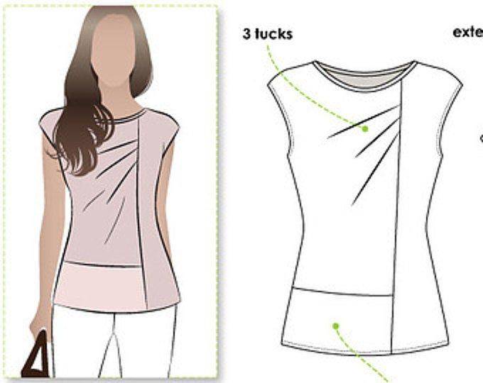 Как сшить блузку без выкройки своими руками