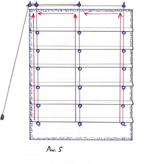 Схема шитья римских штор