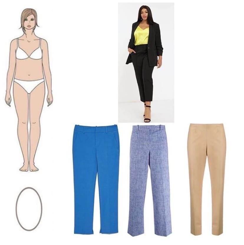 Какие брюки, джинсы и шорты подходят для типа фигуры прямоугольник: фасоны и модели