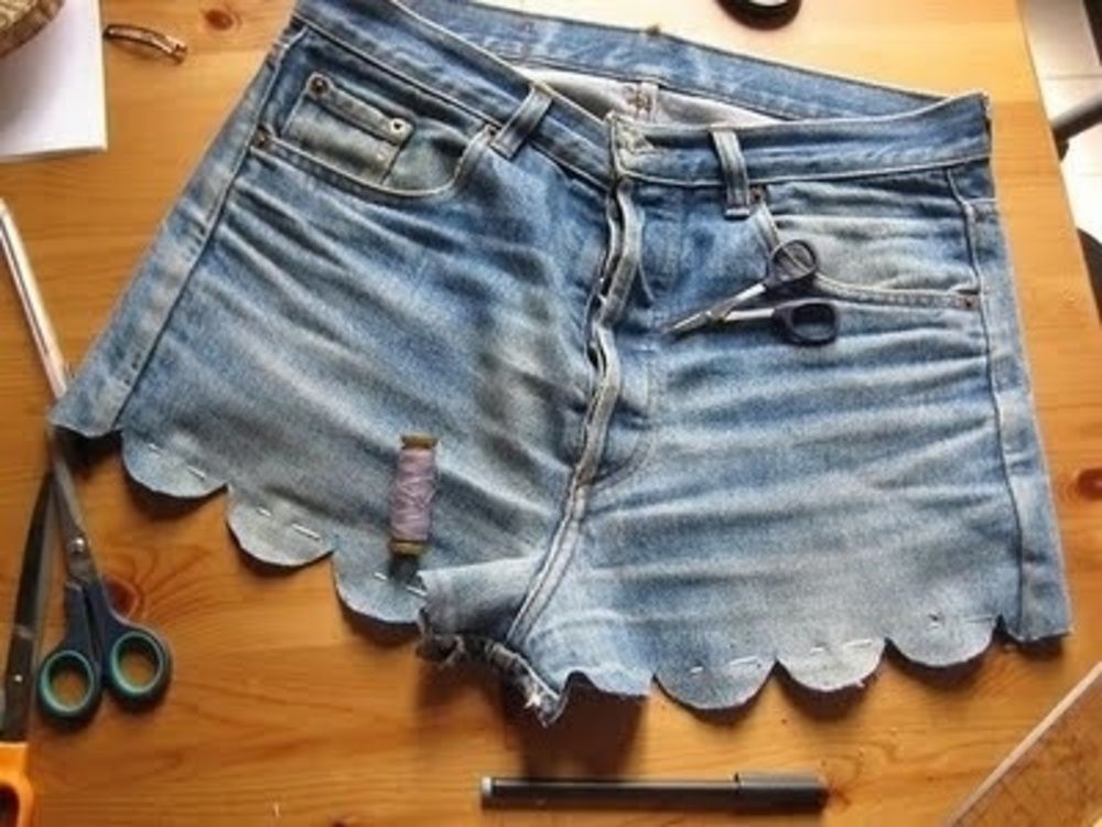 Как из джинсов сделать шорты - пошаговая инструкция + полезные советы в оформлении