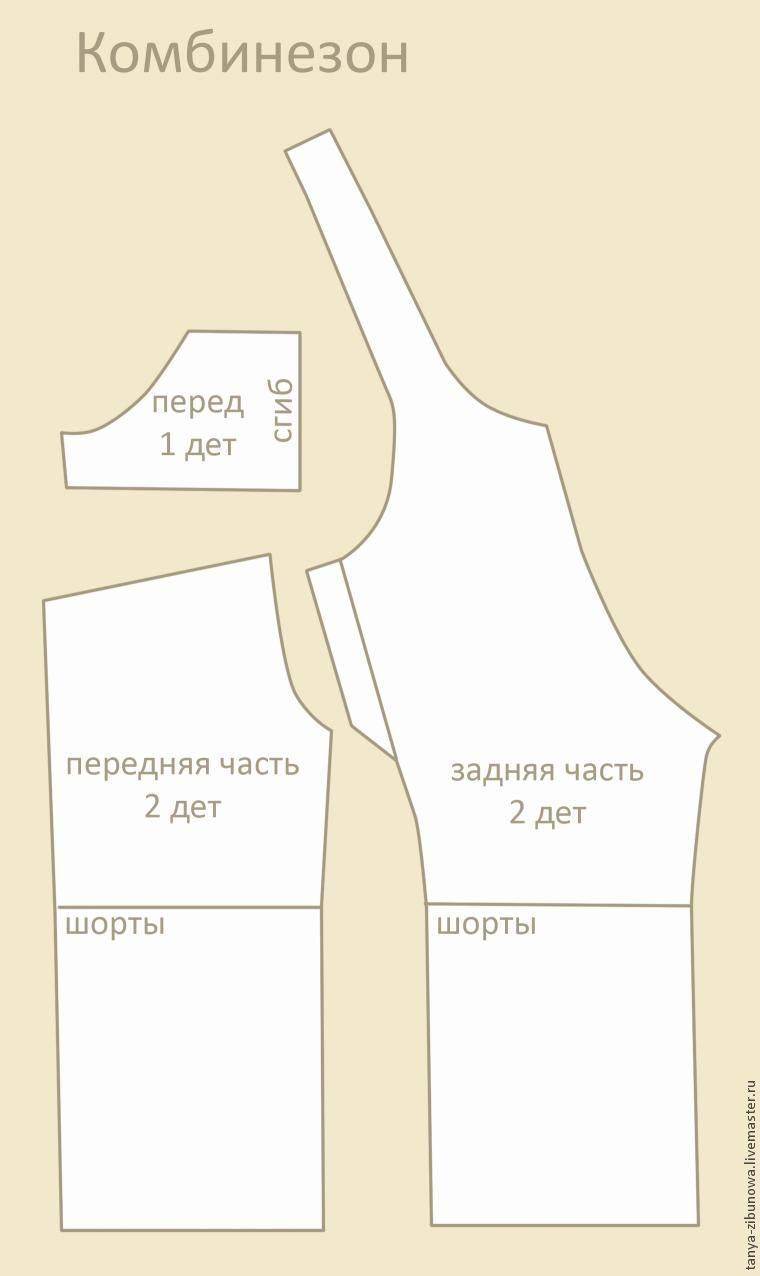 Как сшить комбинезон для куклы?