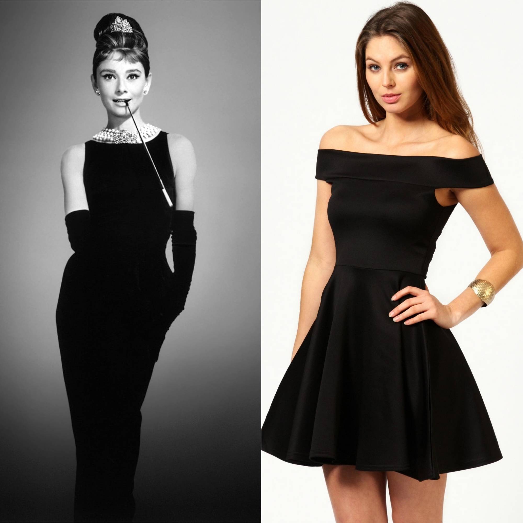 Маленькое черное платье 2022 - фото | с чем носить | на бретельках