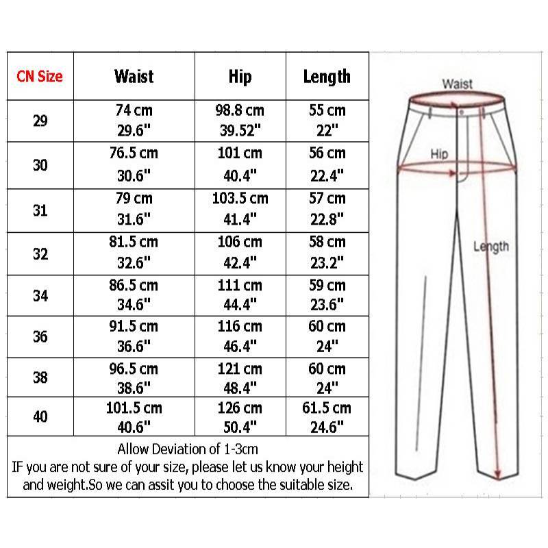 Размеры мужских брюк: таблицы стандартов разных стран
