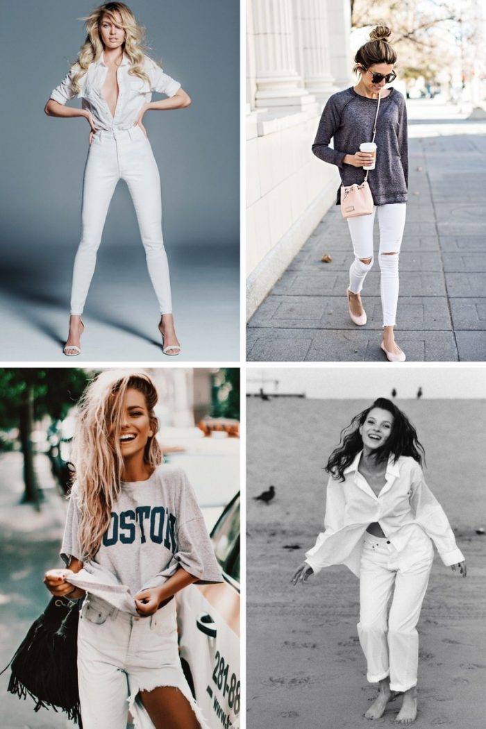 Белый цвет в одежде — лучшие сочетания и фото