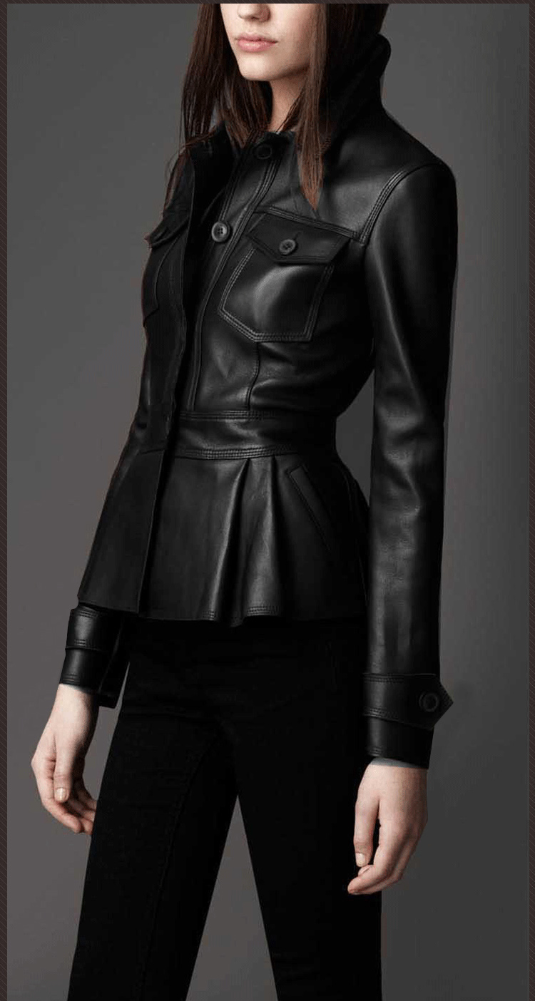 Модные женские кожаные куртки 2022: фото актуальных моделей и фасонов