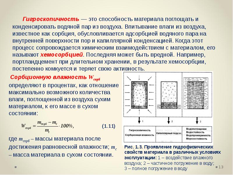 Что такое гигроскопичность ткани краткое определение