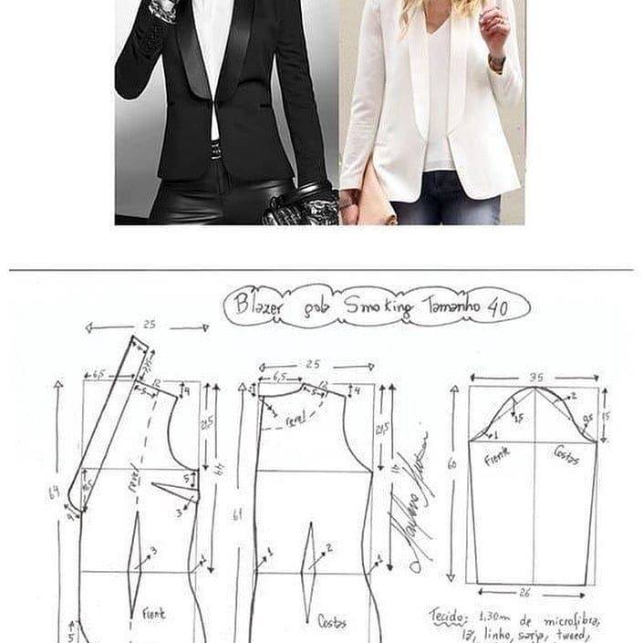 Построение выкройки женского пиджака :: syl.ru
