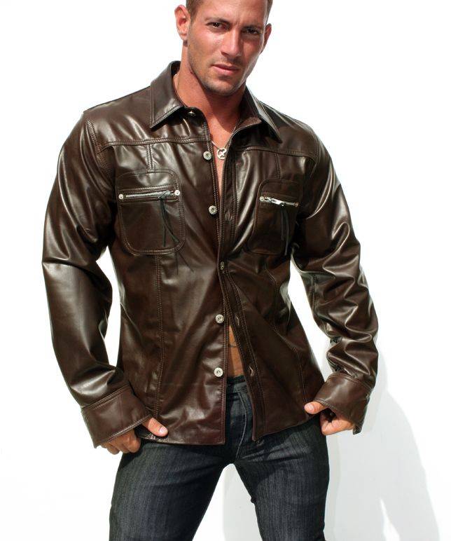 С чем мужчине носить кожаную куртку? фото актуальных образов