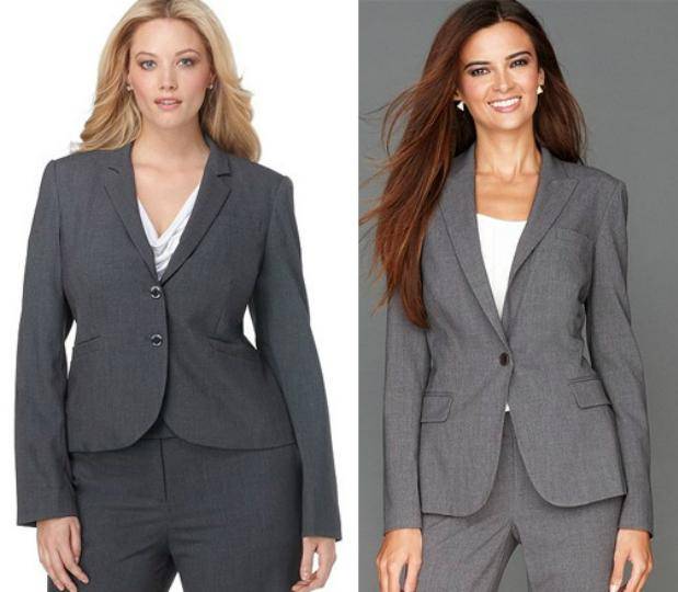 Пиджаки для полных женщин — как правильно выбрать и с чем носить