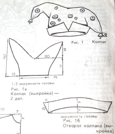 Как сделать костюм скомороха