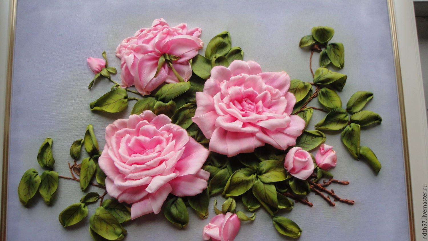 Вышивка с лентами: розы, мастер класс для начинающих пошагово, самые шикарные