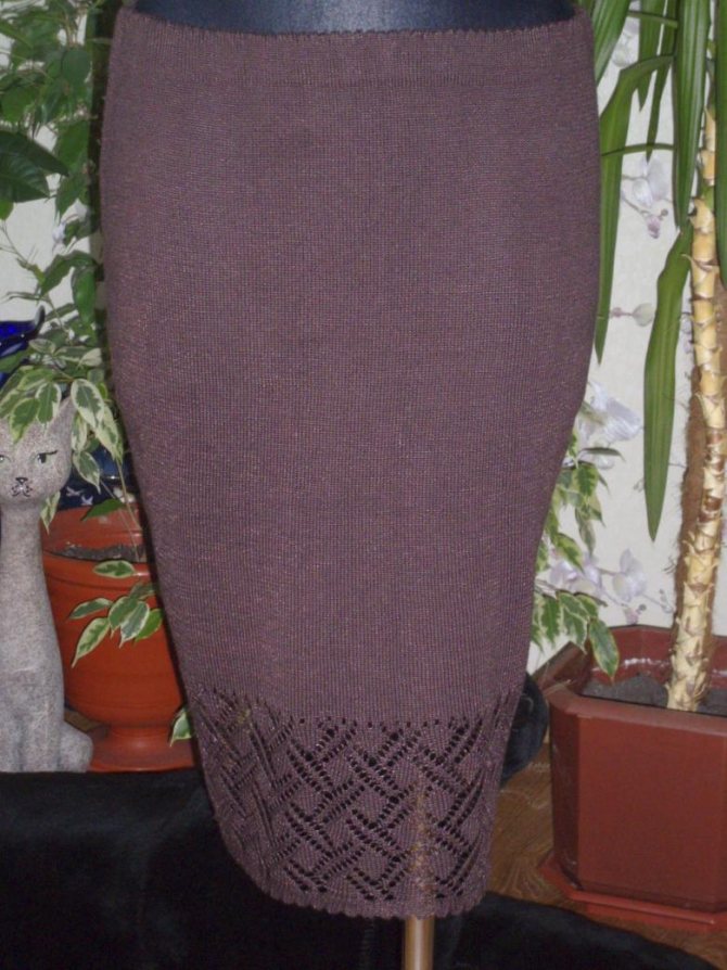 Мастер-класс по созданию вязаной юбки, схемы с подробным описанием