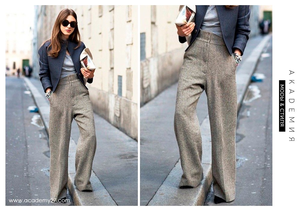 Как носить брюки-палаццо и с чем их сочетать?