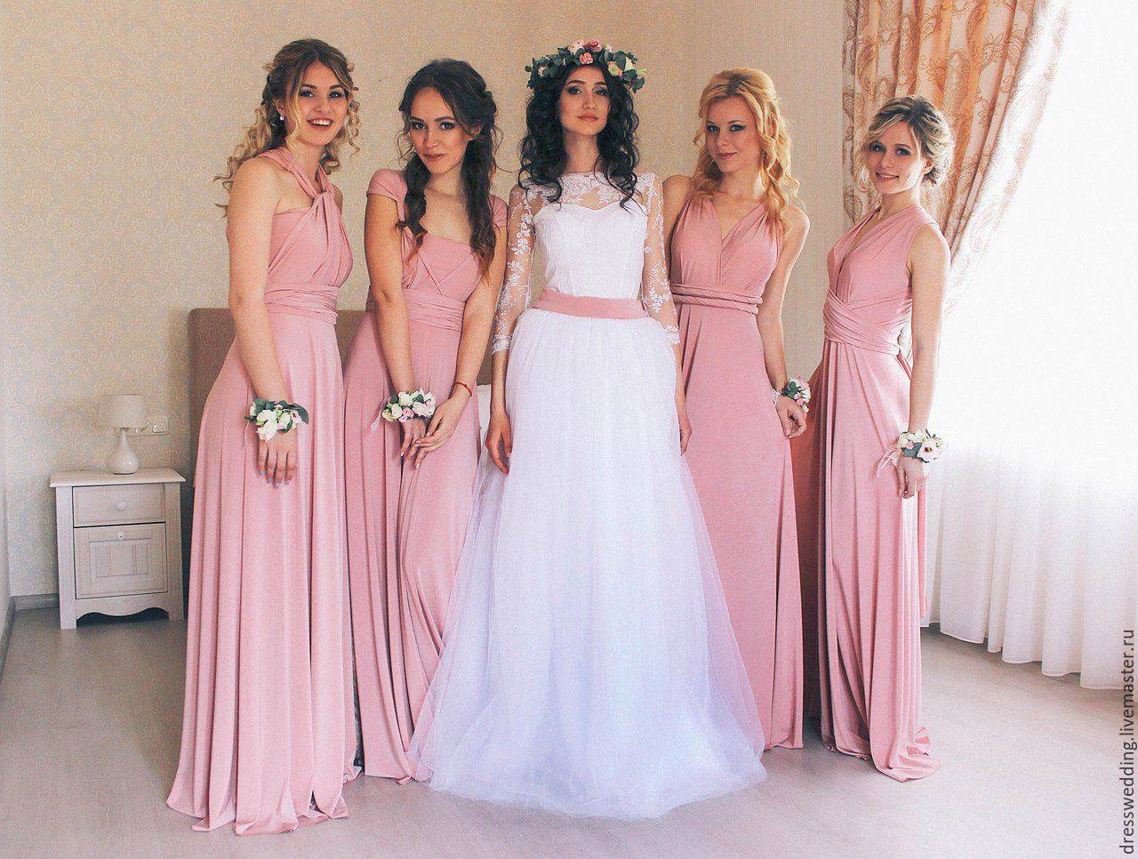 Вечерние платья на свадьбу – самые красивые и нарядные варианты