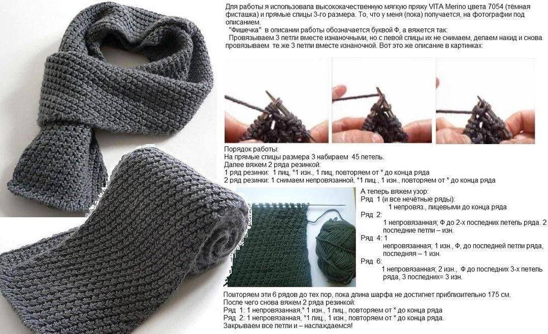 Ажурный шарфы, как связать, какие нитки выбрать, узоры для шарфов, вязание для женщин