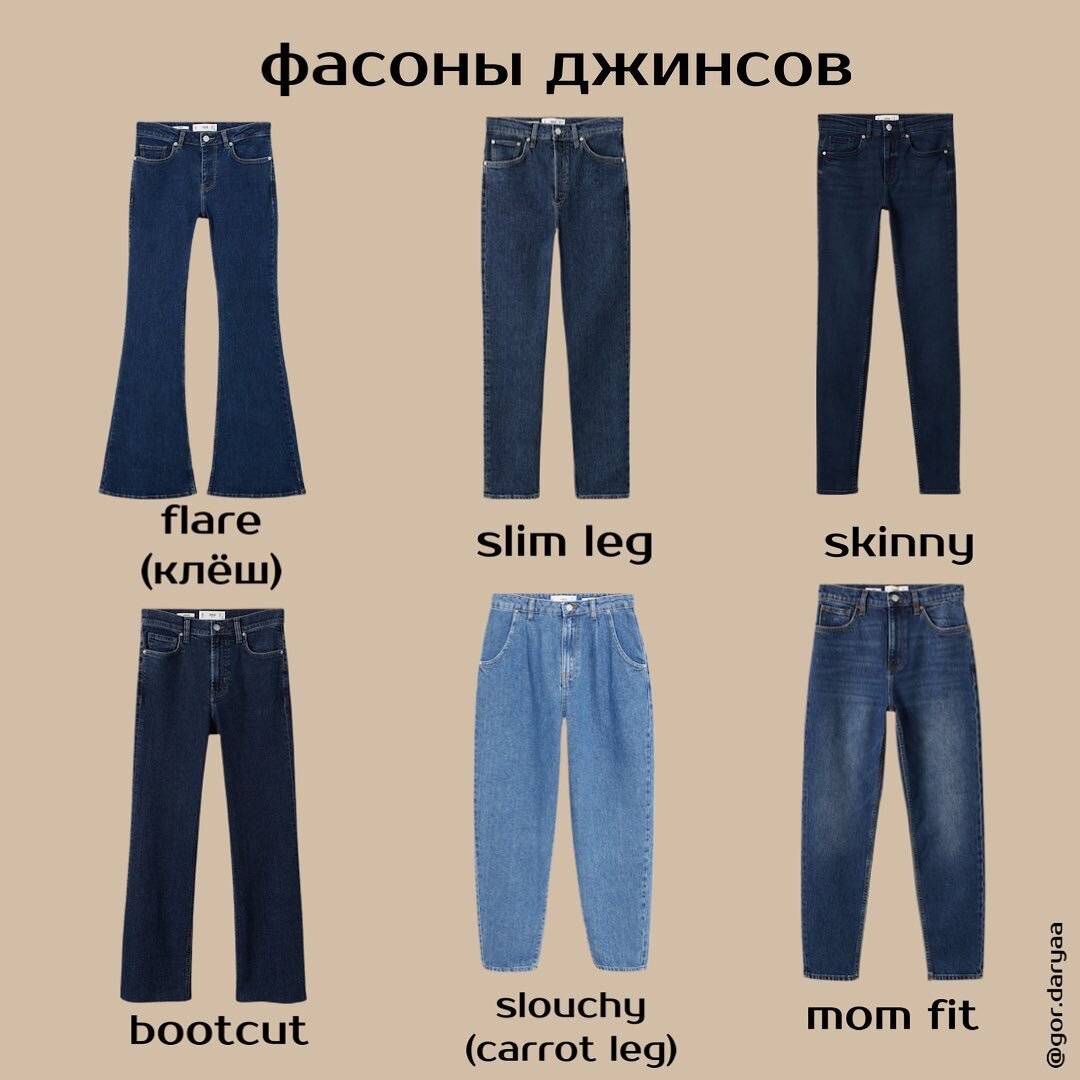Цвета джинсов: какие они бывают и как их получают?