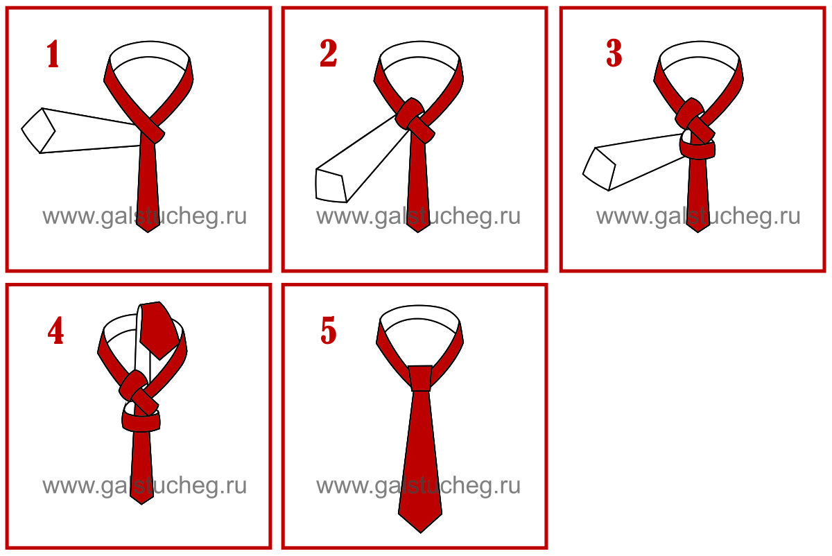 Как завязать мужской галстук: 5 узлов и 10 способов